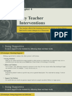 Group 7 - Chapter 4 Key Teacher Interventions