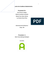 Planeación de La Auditoria Administrativa Eje 4