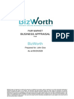 Bizworth: Business Appraisal