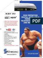 High Definition Digital Satellite & Terrestrial Television Receiver and Recorder