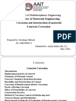 Unit 11 Concrete Corrosion - Desalegn