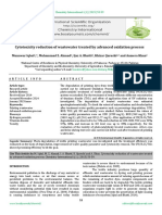 Cytotoxicity Reduction of Wastewater Treated by Advanced Oxidation Process