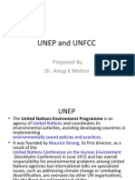 Unep and Unfcc: Prepared by Dr. Anup K Mishra