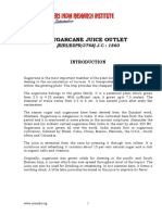 Project Report On Sugarcane Juice Outlet