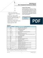 BCM-7602-G01 BLE Transparent Transmission Module: Features General Description