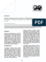 Analysis of Residual Corrosion Inhibitors in Oilfield Brines