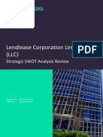 Lendlease Corporation Limited (LLC) : Strategic SWOT Analysis Review