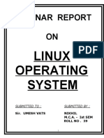 Linux Operatig System