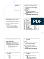 Determination of Ash and Minerals Determination of Ash and Minerals