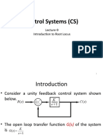 Control Systems (CS) : Lecture-9 Introduction To Root Locus