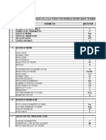 Design Calculation of Worm and Worm Gear Tangential Load