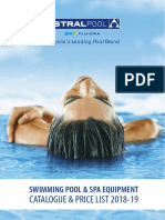 Catalogue & Price List 2018-19: Swimming Pool & Spa Equipment