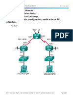 4.2.2.13 Lab - Configuring and Verifying Extended ACLs