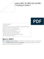 Step by Step Methods For WRC 107 (WRC 537) and WRC 297 C