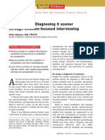 Somatization: Diagnosing It Sooner Through Emotion-Focused Interviewing