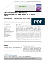 Energy Management of PEM Fuel Cell/ Supercapacitor Hybrid Power Sources For An Electric Vehicle