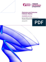 Outcome and Outcome Indicator Banks