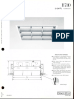 Omega Lighting H7110 CFL Parabolic 12x12 Downlight Spec Sheet 5-86