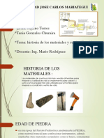 Historia de Los Materiales y Su Clasificacion