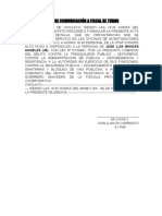 Acta de Comunicación A Fiscal de Turno