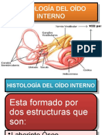 Histologia Del Oido Interno