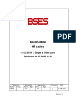 STD Specn 11&33kv cable-NIT063 PDF