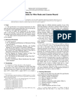 General Requirements For Wire Rods and Coarse Round Wire, Alloy Steel