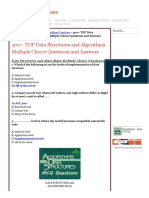 300+ TOP Data Structures and Algorithms Multiple Choice Questions and Answers