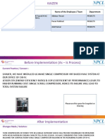 Kaizen PPT For Double Compressor Based VRF