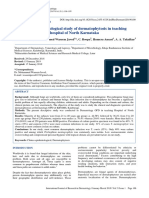 Clinico-Epidemiological Study of Dermatophytosis in Teaching Hospital of North Karnataka