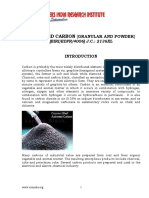 Project Report On Activated Carbon (Granular and Powder)