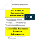 Choix Du Mode de Financement New