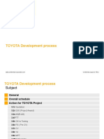 TOYOTA Development Process