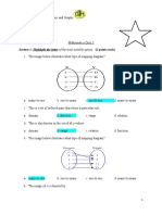 Math Quiz 2 Relation and Functions