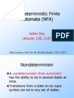 Nondeterministic Finite Automata (NFA) : Ashim Dey Lecturer, CSE, CUET