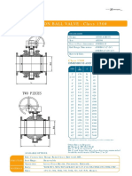 Trunnion Ball Valve - Class 150#