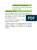 Ecosistemas Terrestres Del Ecuador