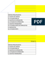 Presupuesto Financiero Materiales Especializados