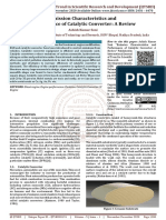 Emission Characteristics and Performance of Catalytic Converter A Review