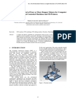 Synchronized Control of Four or More Stepper Motors For Computer Numerical Controled Machines and 3D Printers