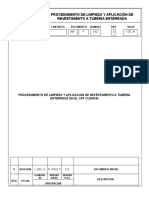 P-142 - Procedimiento de Limpieza y Aplicacion de Revestimiento A Tuberia Enterrada LINEA WA-W