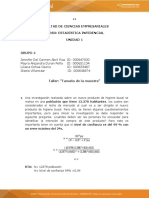 Actividad 1 - Estadistica Inferencial PDF