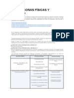 Las Personas Físicas y Morales