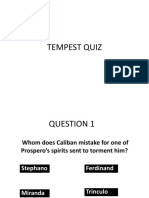 Tempest Quiz