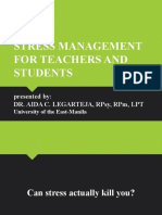 Stress Management For Teachers and Students