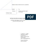 Scott Peterson Habeas Corpus Petition