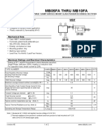 Mb05Fa Thru Mb10Fa: Features