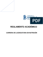 Reglamento Academico