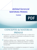 Materias Primas