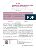 Prosthodontic Rehabilitation of Patient With Flabb